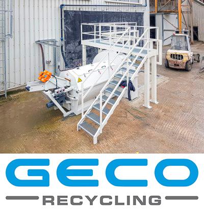 Geco Flotmat 1/8 Betonin kierrätyslaite elementti- ja betonituotetehtaille
