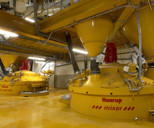 Haarup vastavirta-betonisekoittimet