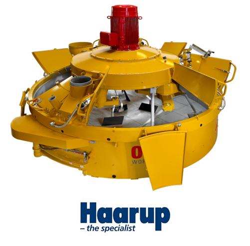 Haarup vastavirta-betonisekoittimet