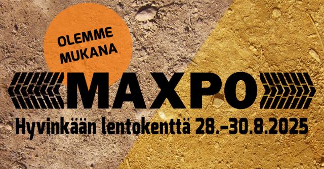 Olemme mukana Maxpo25-tapahtumassa - tule sinäkin!