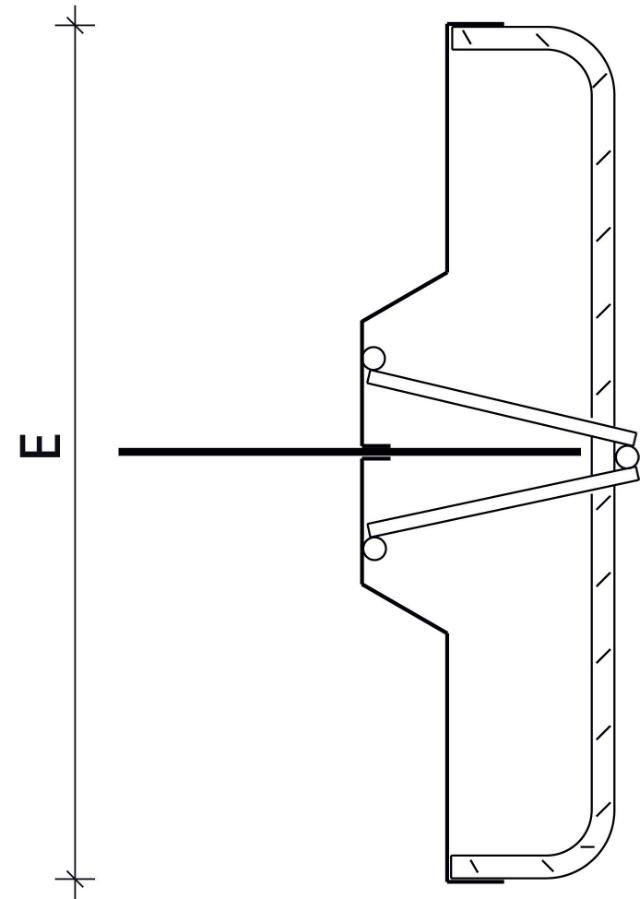 Pentaflex ABS V työsaumaverkkoelementti